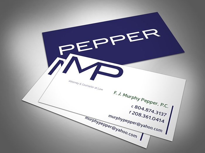 Murphy Pepper's Business Card Logo Design