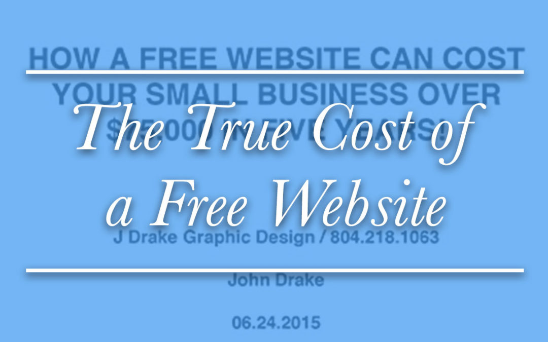 How a free website can cost your small business over $75,000 in five years!